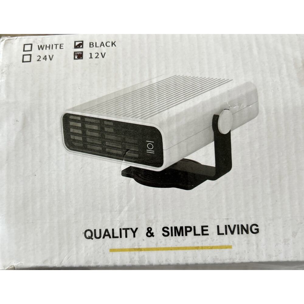 150W Portable Electric Car Heater 12V DC Heating Fan Defogger Defroster Demister